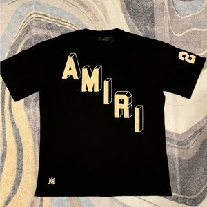 Amiri Black Hockey Skater Tee Mens Size Medium or Large